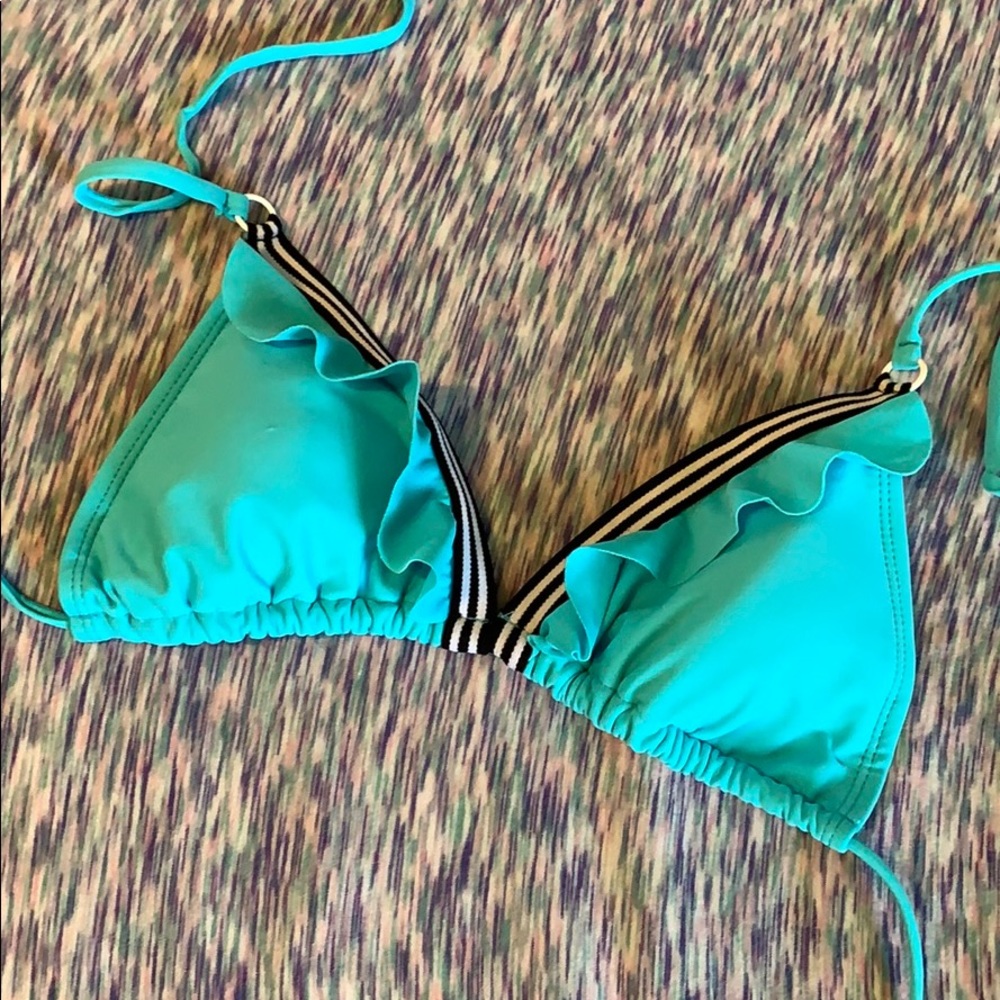 🏇🏼U.S. Polo Assn.🏇🏼 Aqua Blue💙💚👙Bikini Top